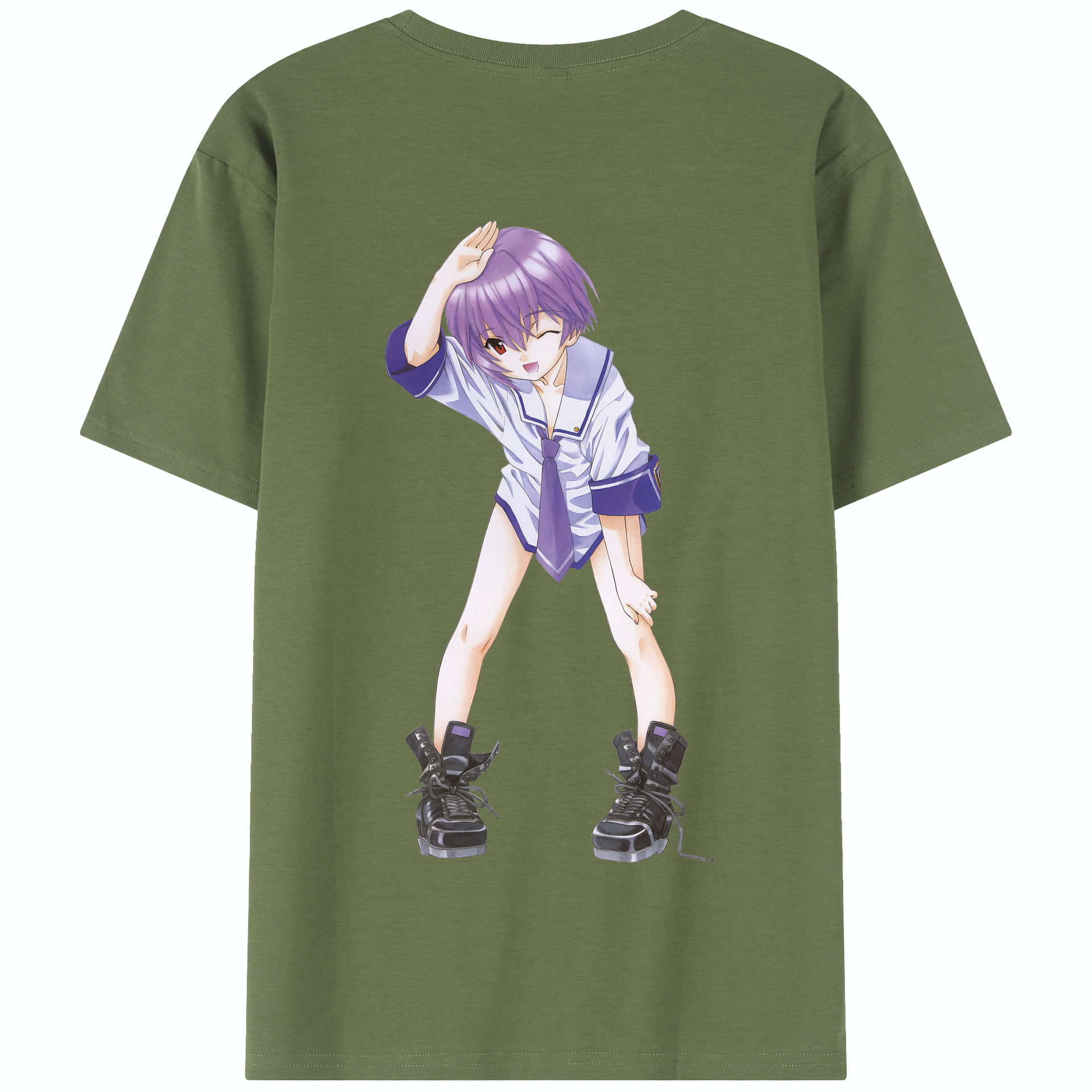 （画像用） EVA 新世紀エヴァンゲリオン 綿100％半袖Tシャツ（背面プリント）